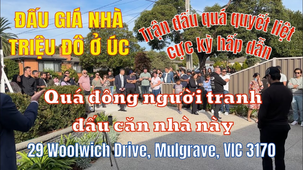 #77. Trận đấu giá quá hay quá thành công cực kỳ hấp dẫn ở vùng Mulgrave Melbourne.