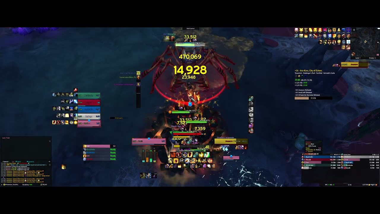 Ara Kara M+ 16 (TWW S1) Protection Paladin