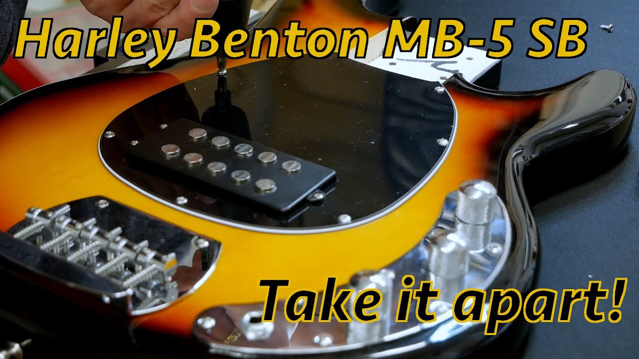 Harley Benton MB-5 SB - Take it apart! - Review