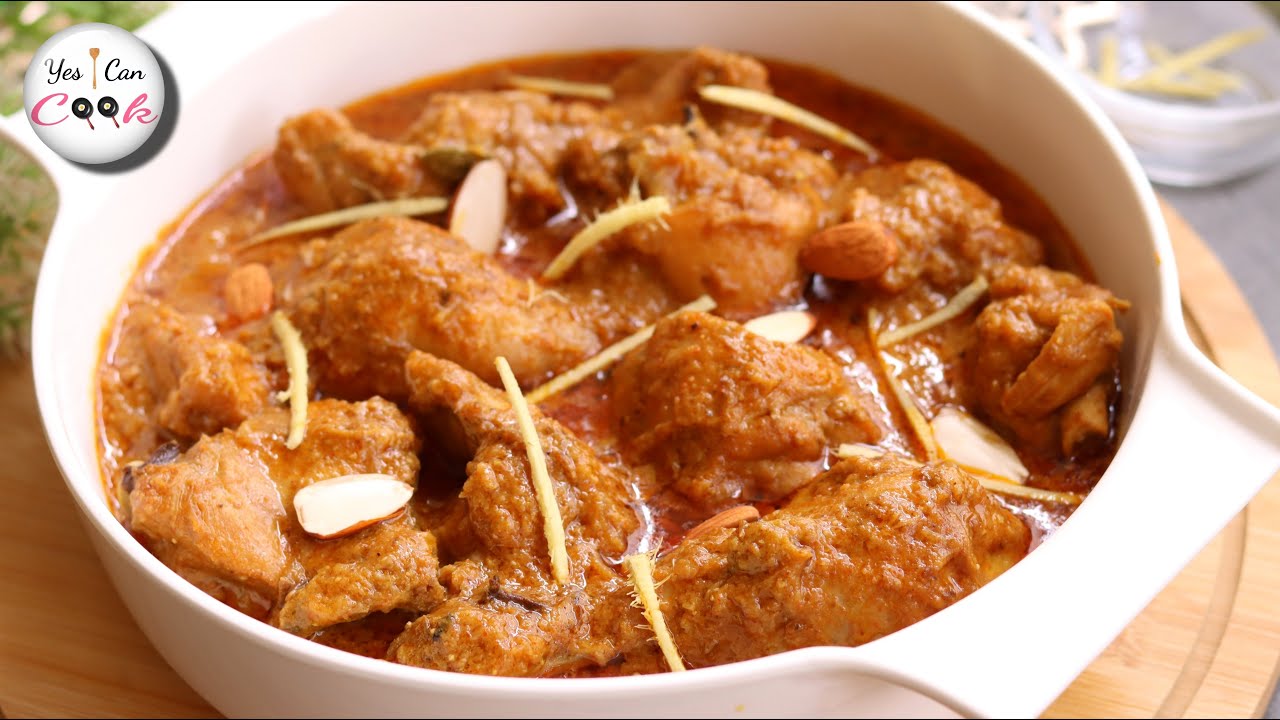 Danedar Shahi Chicken Korma Easy Way by (YES I CAN COOK)
