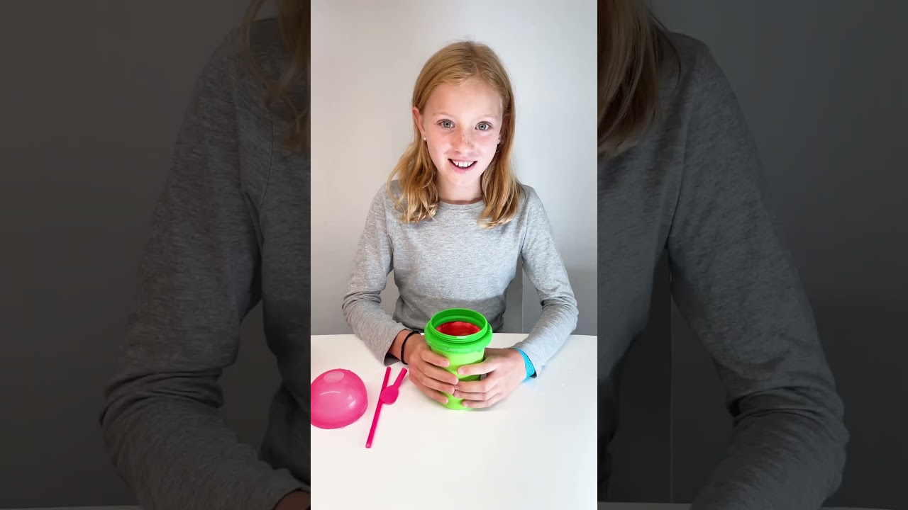 Provar Slush mixer 🤩 #familjenhilner #slush #lowahilner
