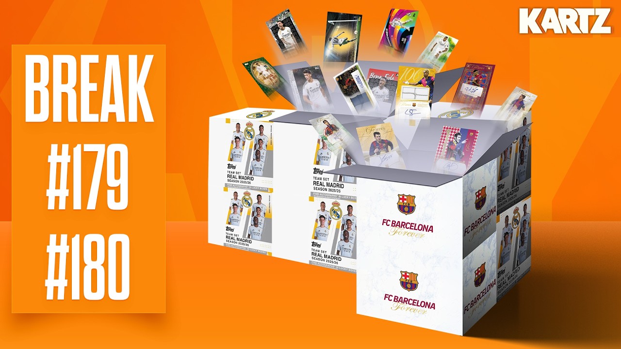 BREAK #179 #180 | Topps Real Madryt Team Set 25/26 CASE | Barcelona Forever 25/26 x2