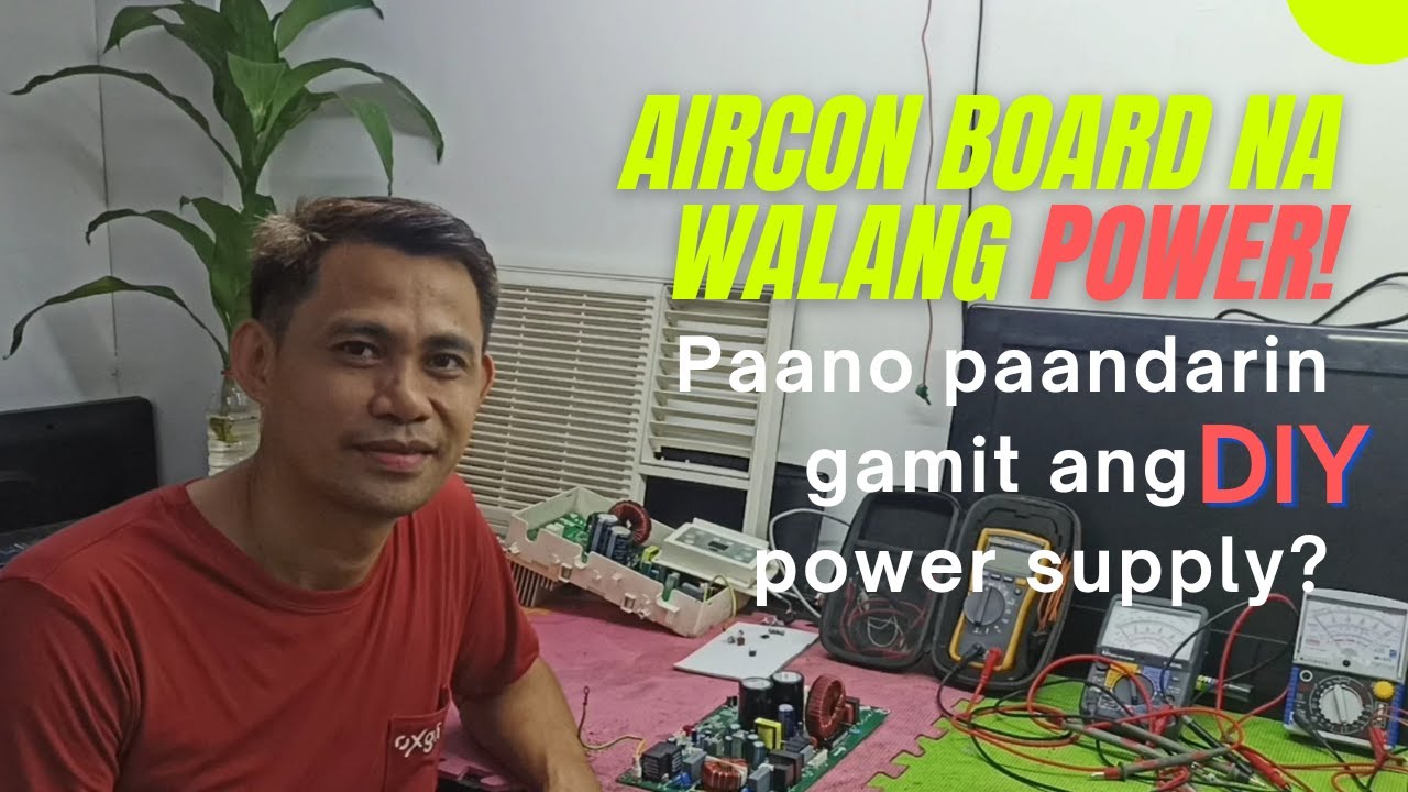 NO POWER AIRCON BOARD | HOW TO RUN USING DIY POWER SUPPLY