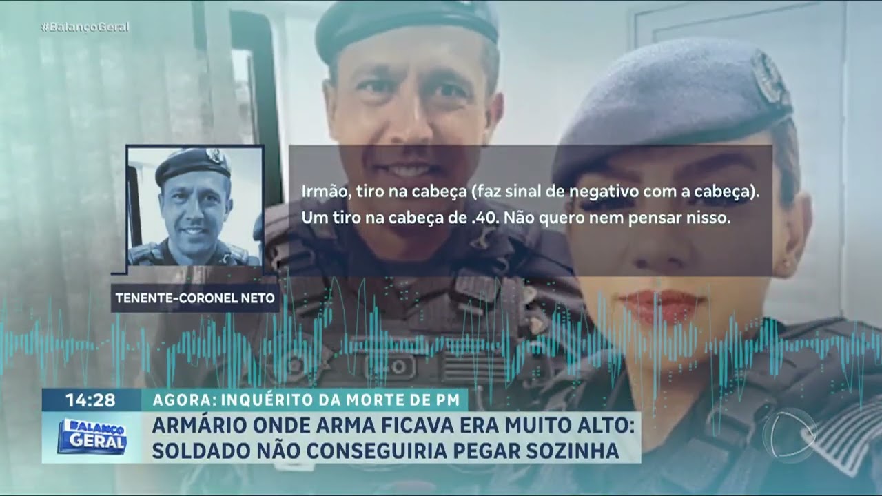 Mensagens da soldado Gisele trocadas com o coronel Neto sugerem histórico de agressão na relação