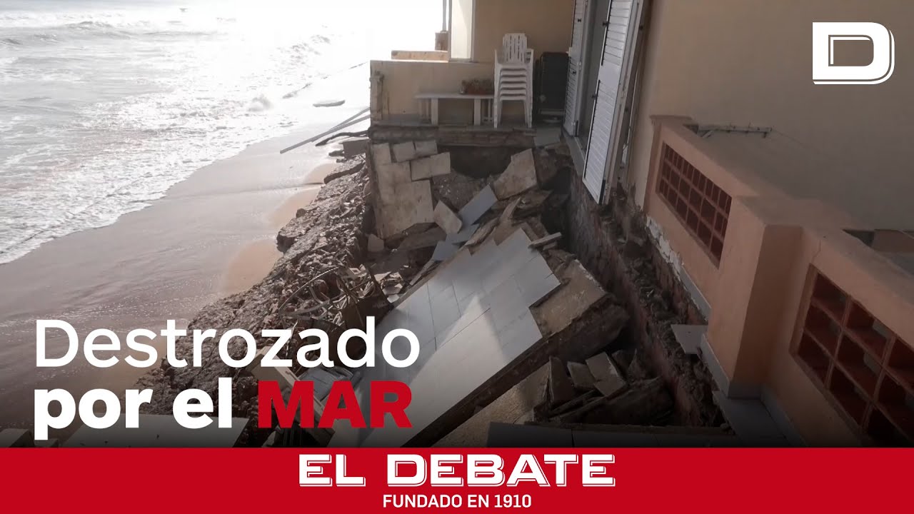 Así golpea el temporal en Tavernes: tres terrazas engullidas por el mar