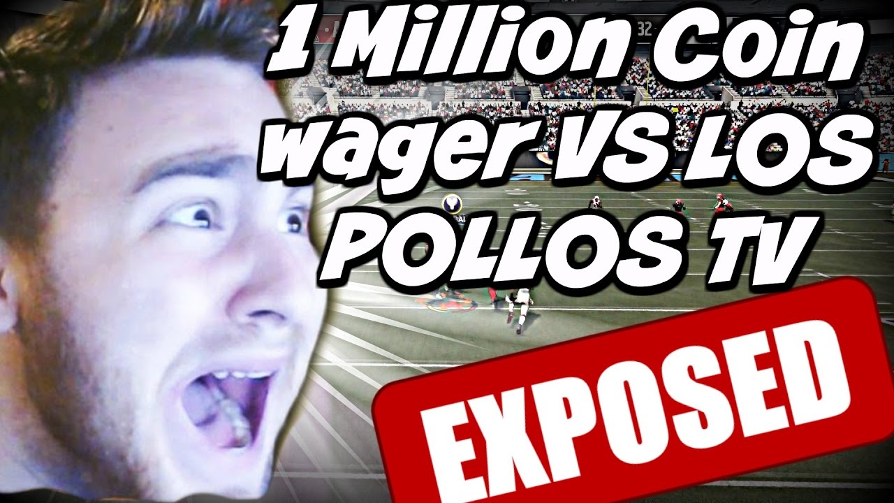 Разоблачение Los Pollos TV! Ставка в 1 миллион монет против стримера 2k! | Геймплей Madden 17 Ult...