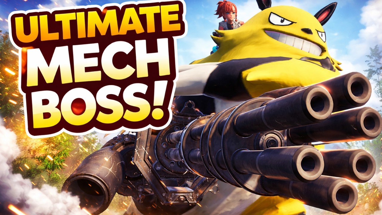 DEFEATING FIRST TOWER BOSS IN PALWORLD GRIZZBOALT