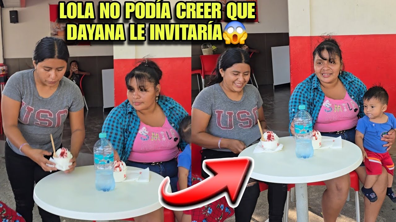 Por Primera Vez DAYANA Invita A LOLA A Comer Unos Deliciosos Helados Mientras TEO Se Recupera😱