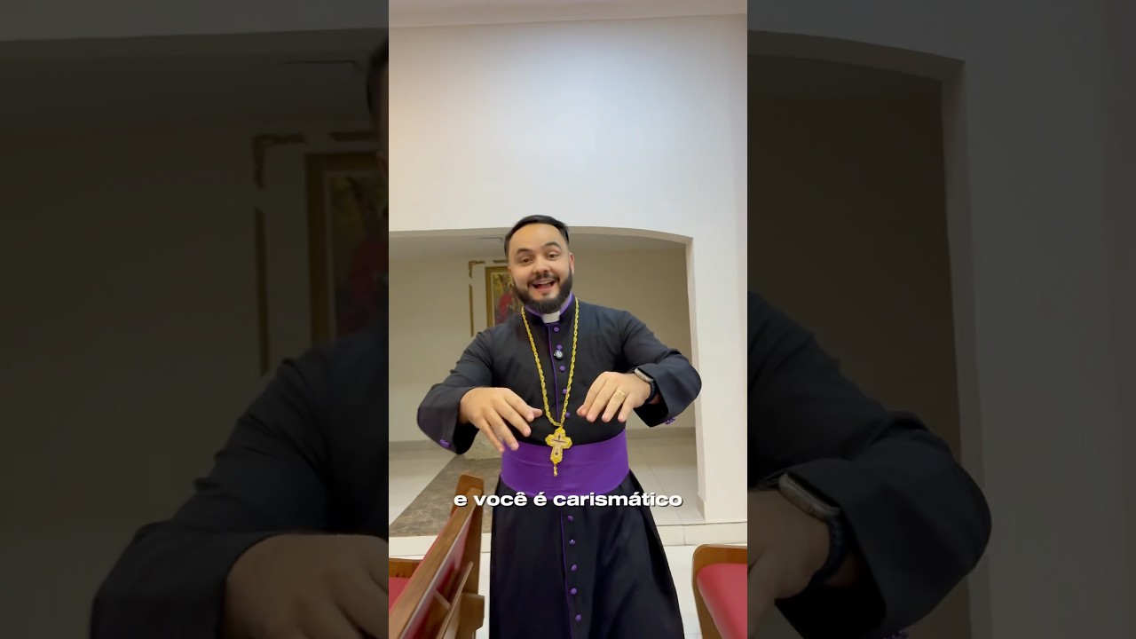 E O CARISM&Aacute;TICO NA MISSA ORTODOXA 🙏 #padrecaio #igrejaortodoxa #catolico #rcc #missa #humorcristao