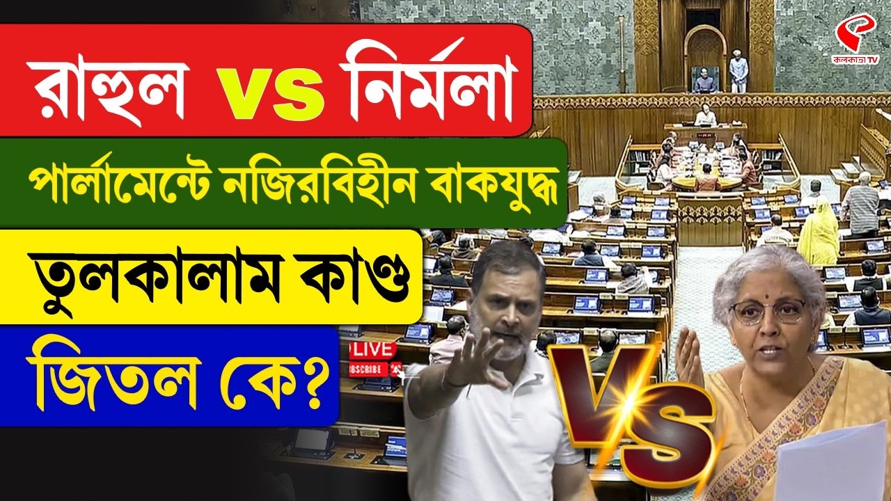 Rahul Gandhi | Nirmala Sitharaman | রাহুল vs নির্মলা, পার্লামেন্টে নজিরবিহীন বাকযু/দ্ধ