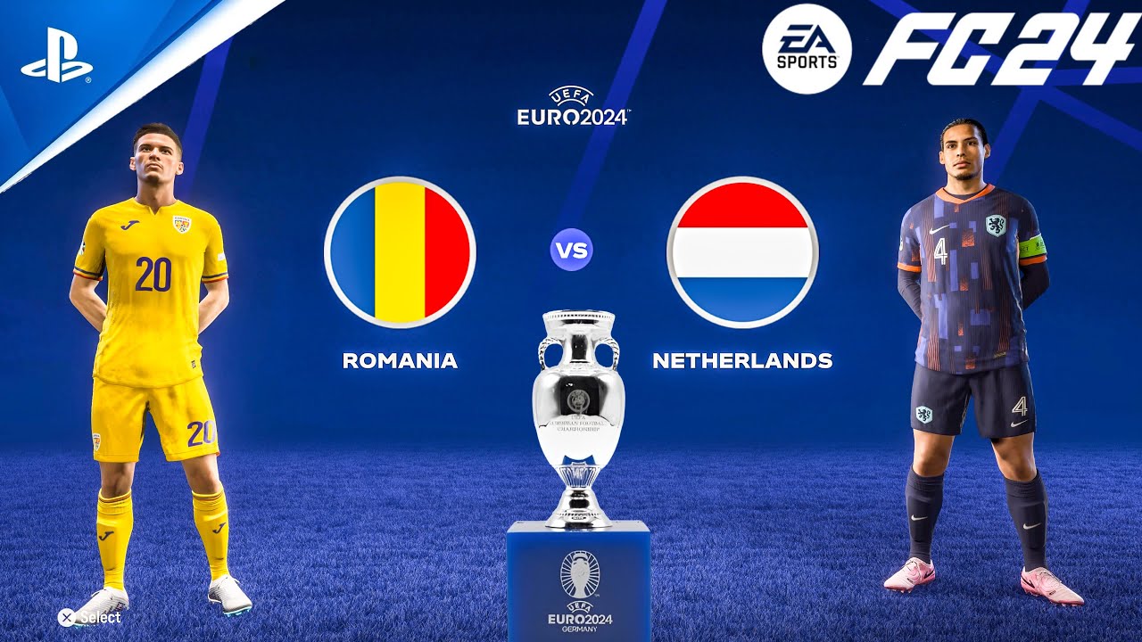 FC 24 - Romania vs Netherlands - EURO 2024 Quarter Final | 4K