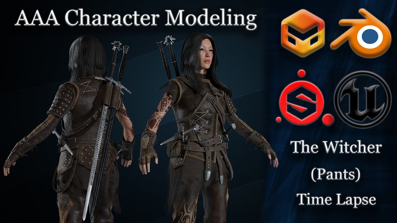 AAA Character Modeling for Unreal Engine 5 - Part 2