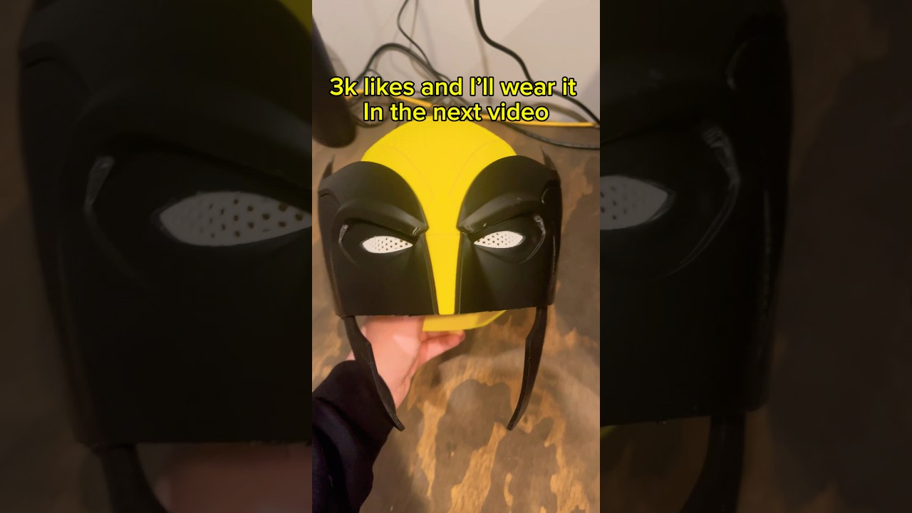 3D Printer Wolverine Mask! 