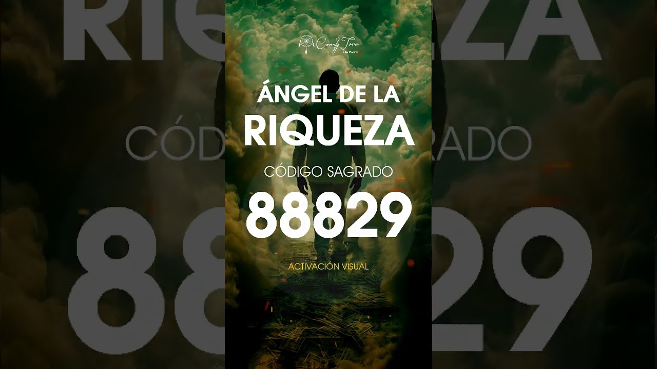 &Aacute;ngel de la Riqueza - C&oacute;digo Sagrado 88829 🔥 Activaci&oacute;n Visual  #c&oacute;digosagrado #agesta #abundancia