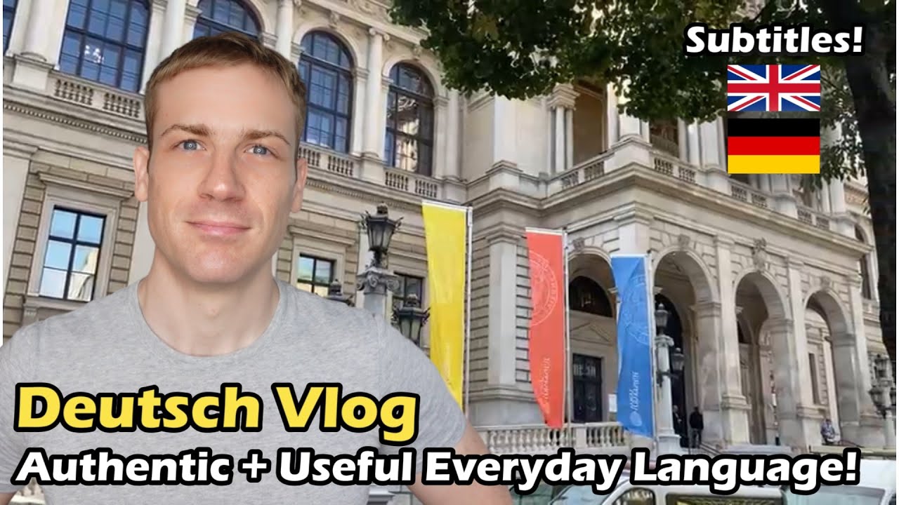 🇩🇪 Listen to NATURAL GERMAN Input 🏃 Spazieren in Wien, Österreich 🇦🇹