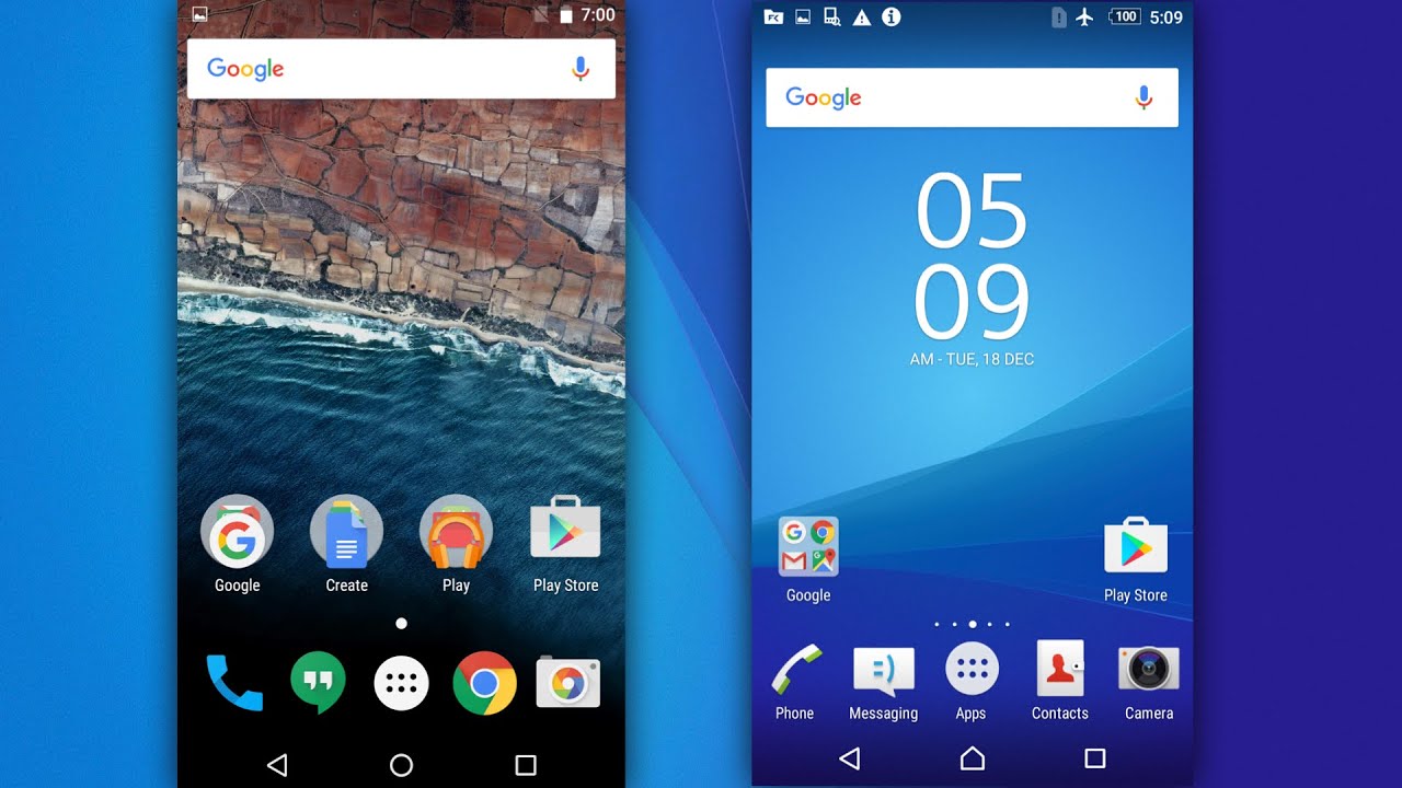 Android 6: Stock vs Sony Xperia UIs!