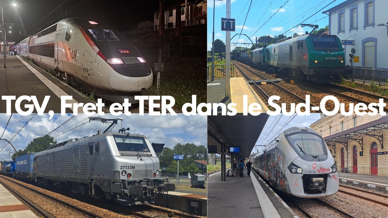 Des trains dans le Sud Ouest