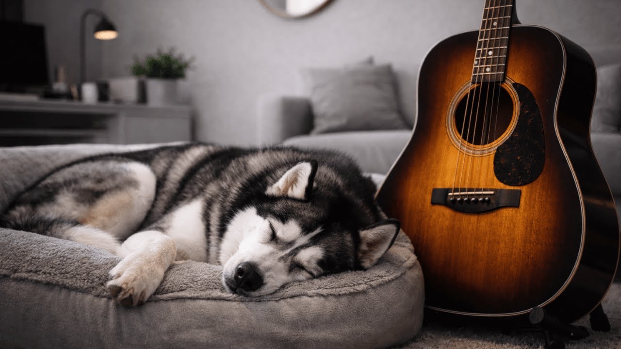 12 Hours of Relaxing Guitar for Dogs | Dog TV