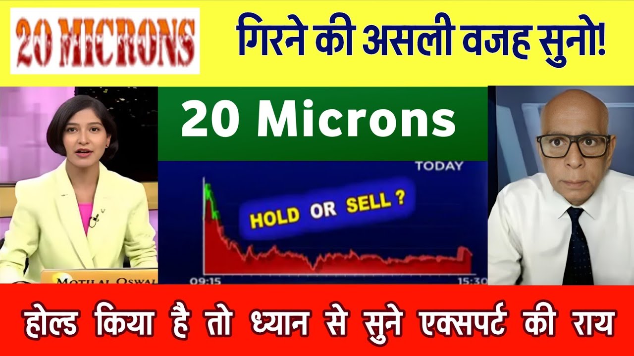 20 Microns share letest news | 20 Microns share letest news today , Analysis, Target 🎯 24 January