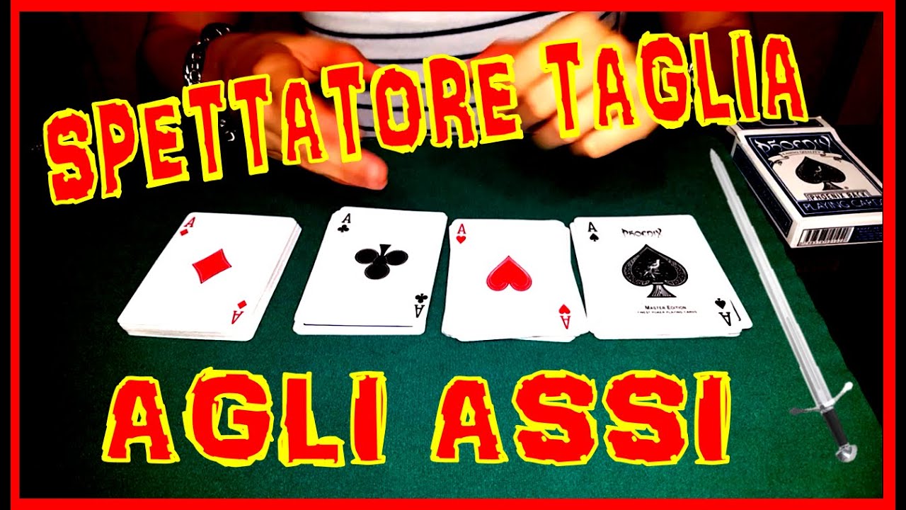 Effetto magico : SPETTATORE CHE TAGLIA AGLI ASSI con TUTORIAL ft. Crew Of Magicians - HD