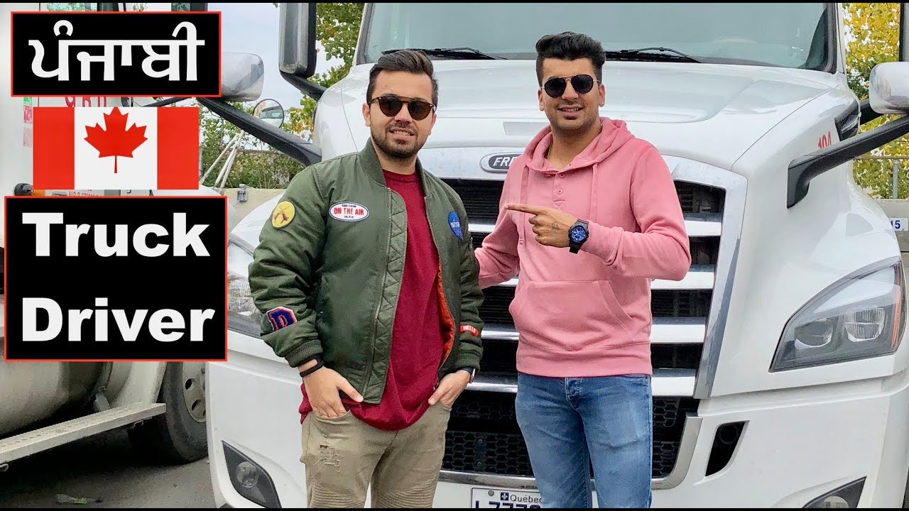 Truck Driver in Canada Punjabi Student Salary