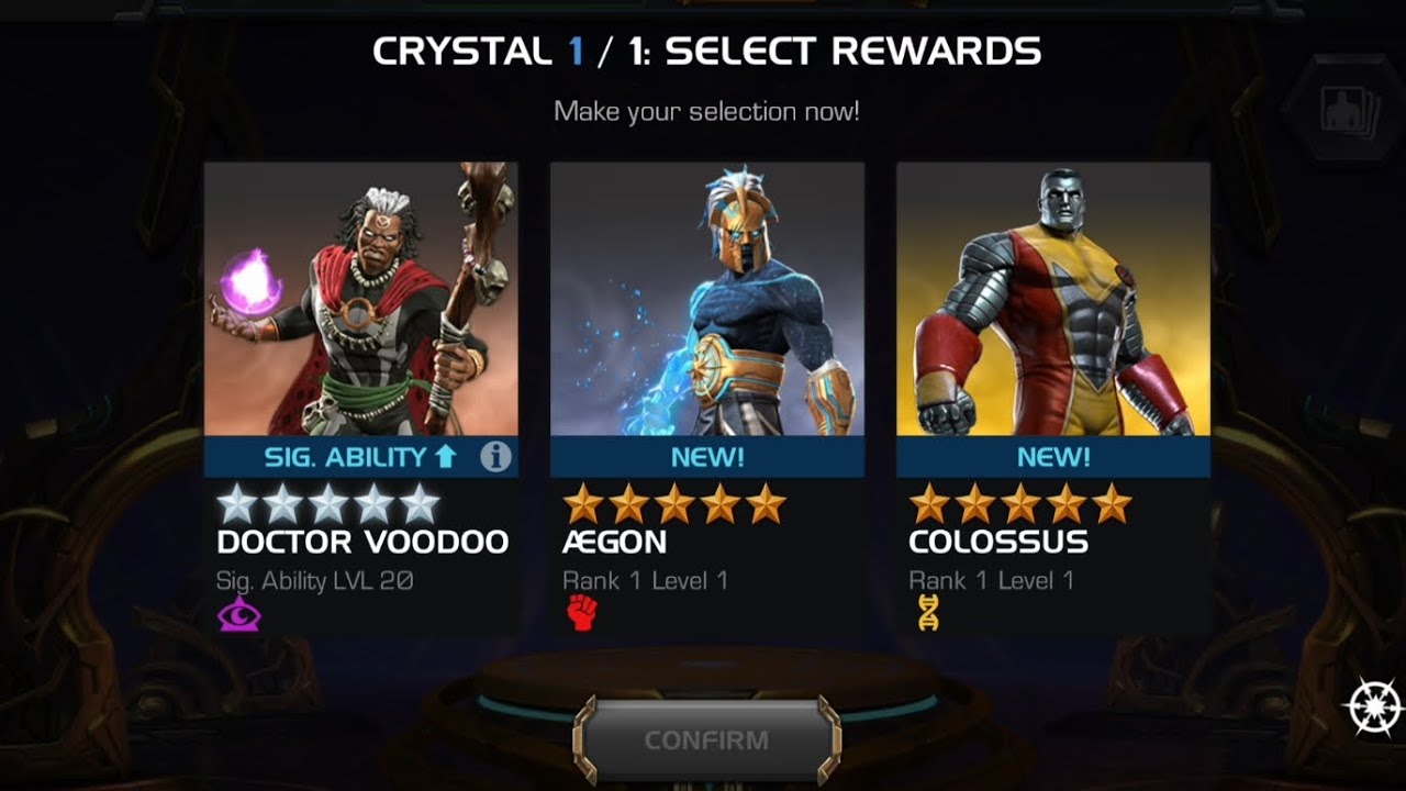 Non-Stop 5★ Crystal Openings | Full Video Luck Test #mcocshorts #crystalopening #shorts 