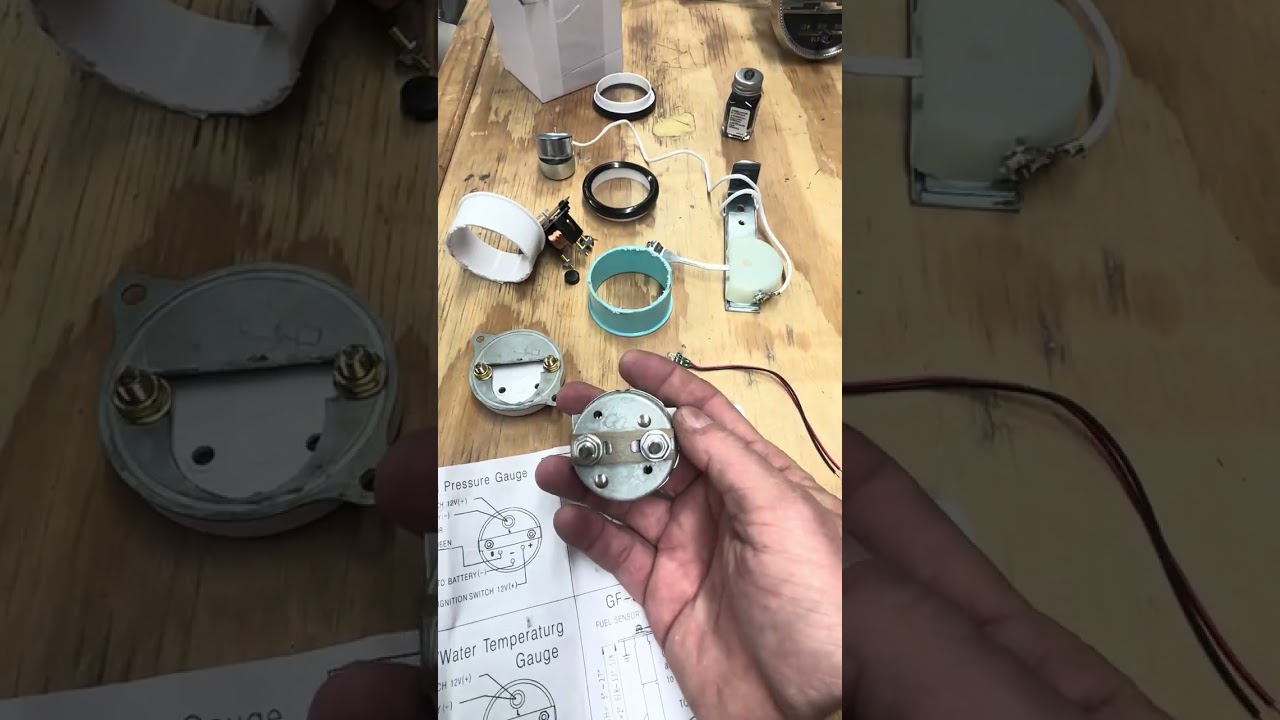 1955 Ford Wagon gets new gauges!!  Easy Update! Easy Fix!!  And cheap too!  