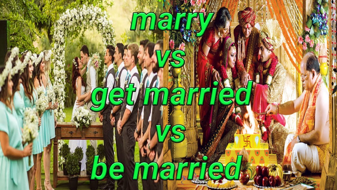 The difference between get married, be married and marry | Learn English with Ajeet sir