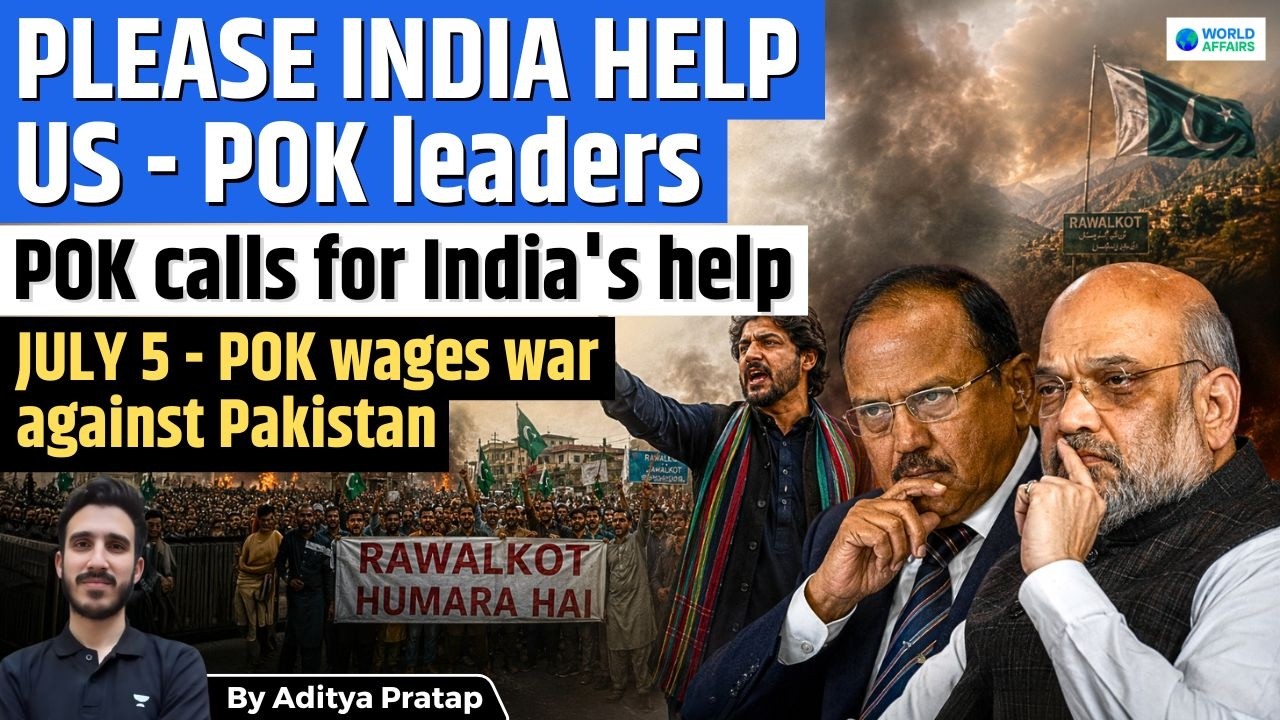 PoK Leader's BIG Appeal to Indians | Is Pakistan Losing Control?
