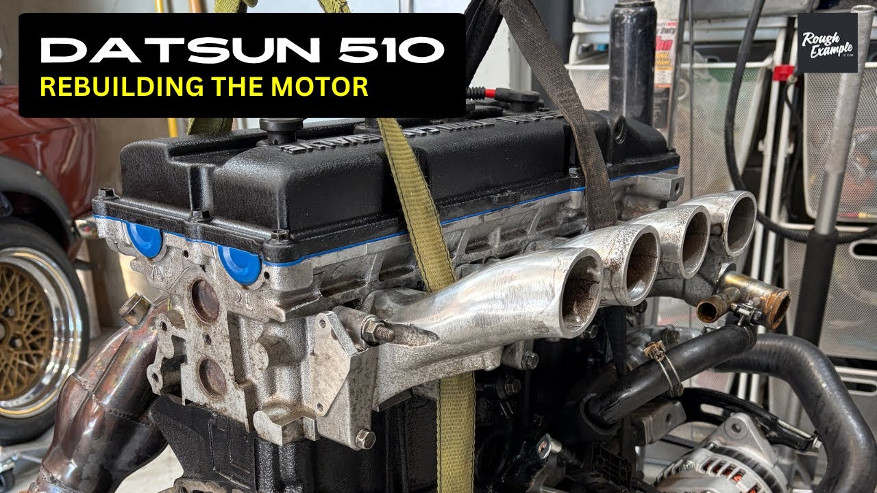 1971 DATSUN 510 RESTORATION - REBUILDING MOTOR