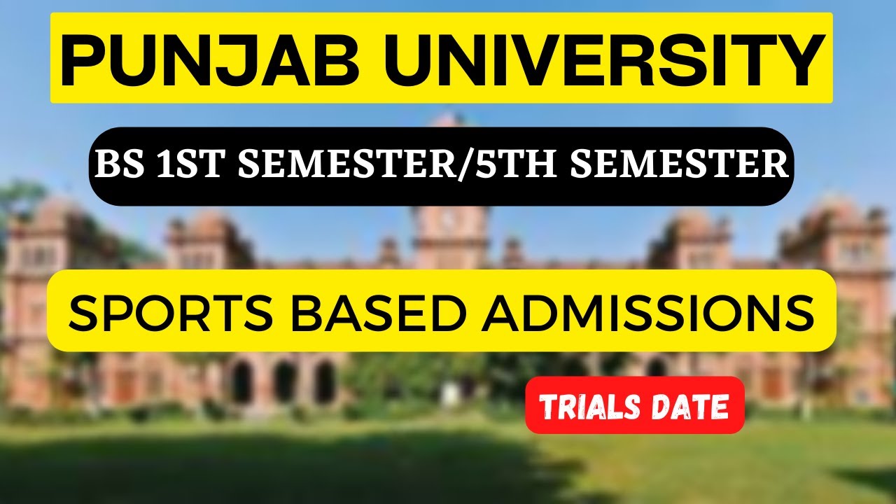 Punjab University Merit Lists 2022 | BS 1st & BS 5th Semester | PU Admissions 2022 Merit 2022 PU