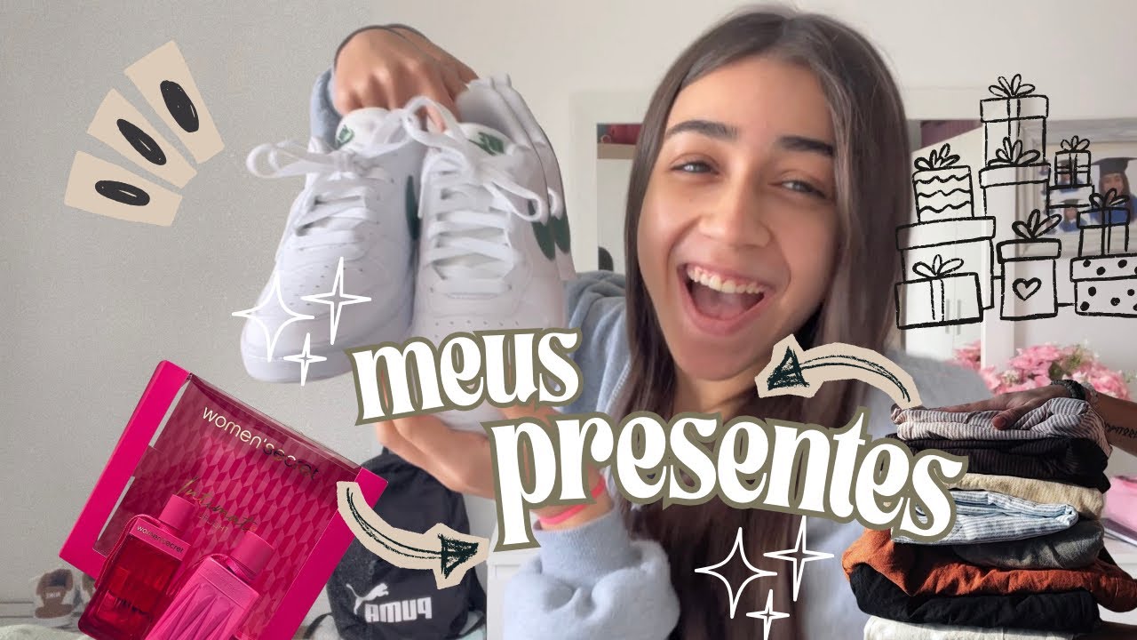 Meus presentes de Natal 🎄/ Ano novo💫 e maissss….