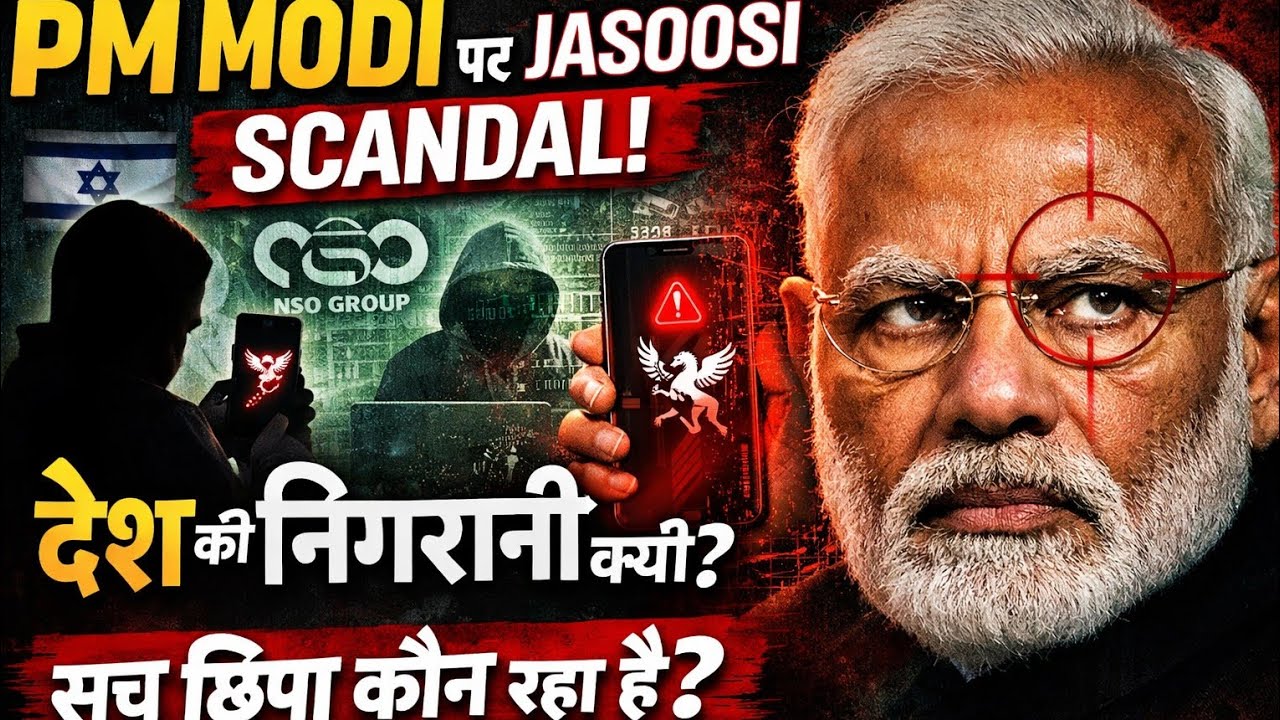 PM Narendra Modi और Pegasus जासूसी विवाद |