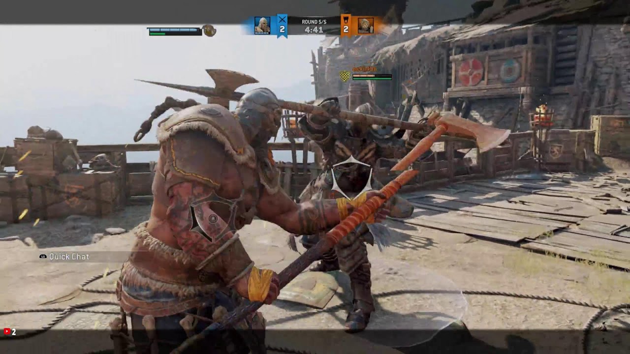 Playing For Honor  with friend