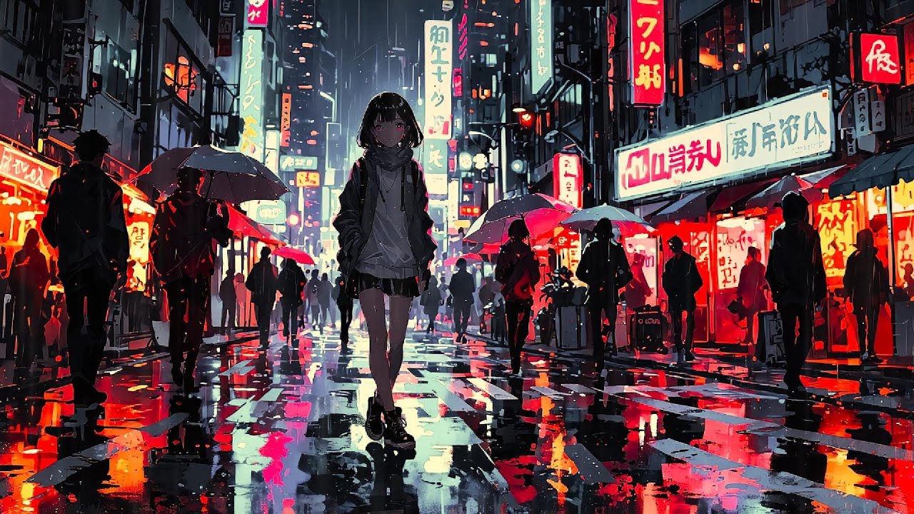 Rainy City Lofi Pomodoro 🌧️ | 25/5 Timer | Study & Chill Vibes