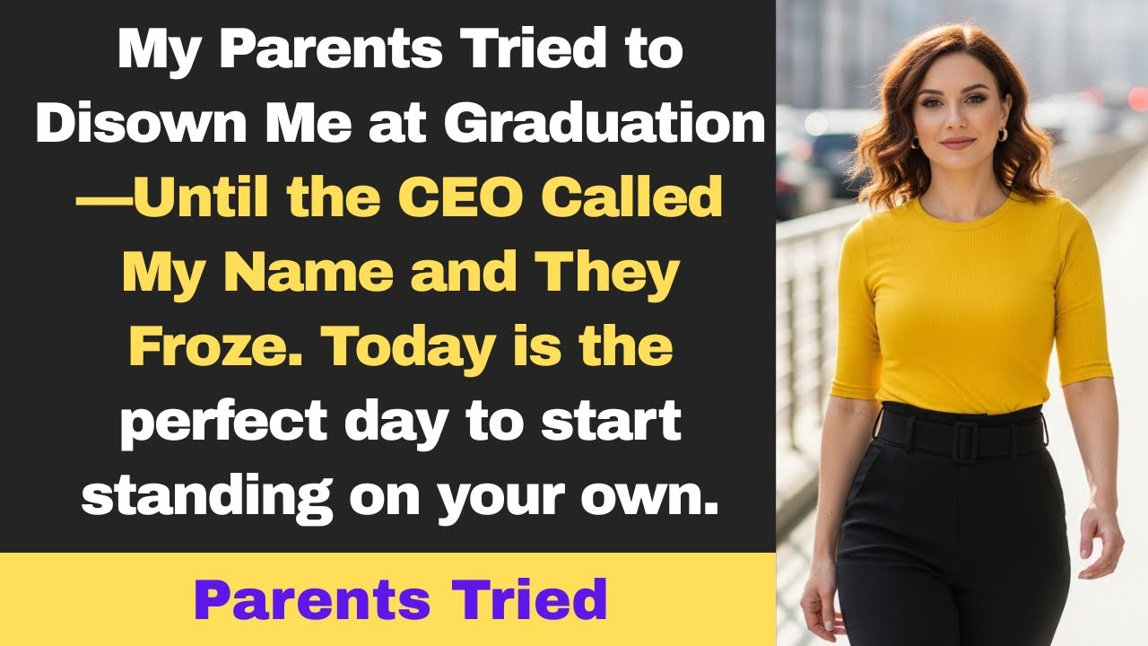 My Parents Tried to Disown Me at Graduation—Until the CEO Called My Name and They Froze