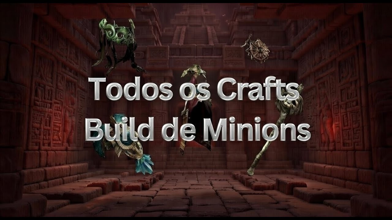 Todos os craft de Minions explicados: Focus, Arma, Peito, Elmo e Amuleto