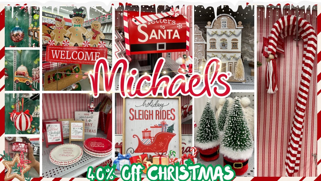 Michael's  Christmas 2023 40% Off // Gingerbread Jackpot Shop With Me!
