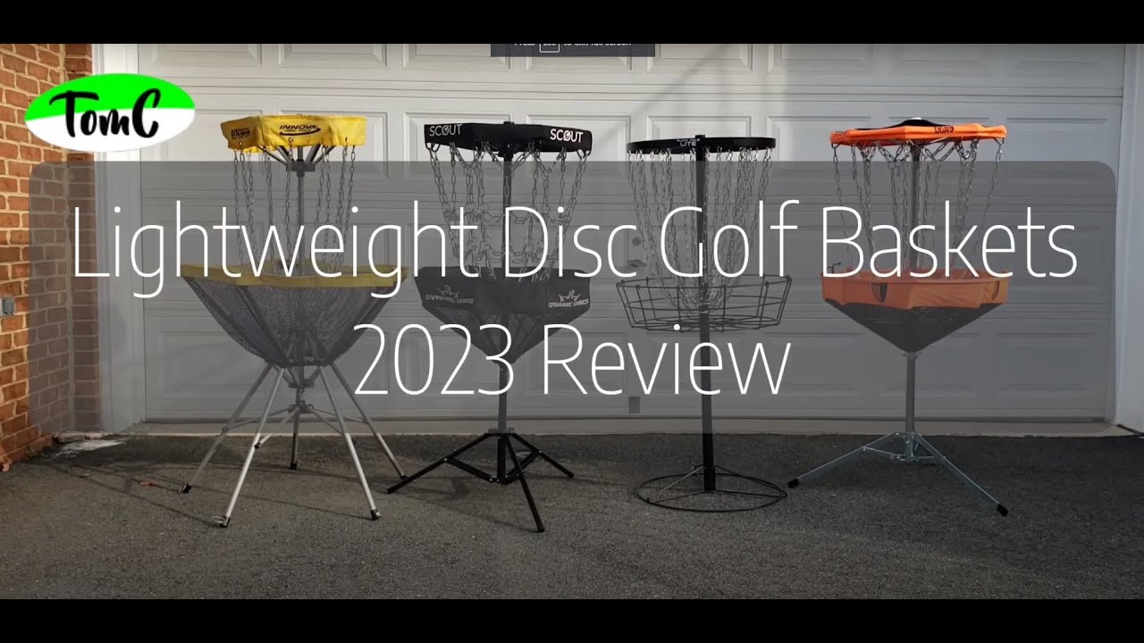 2023 Winter TomC Disc Golf - Lightweight Travel Disc Golf Targets Comparison