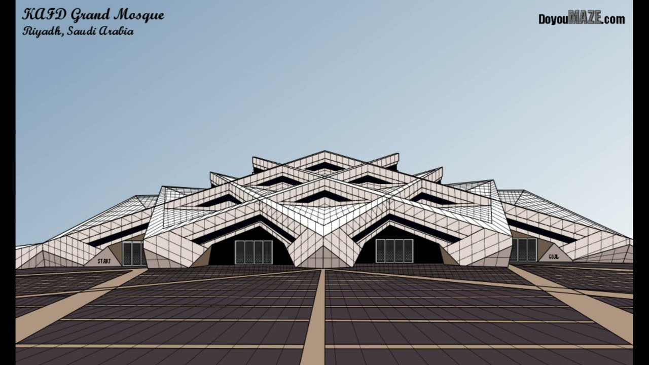 KAFD Grand Mosque One Minute Maze