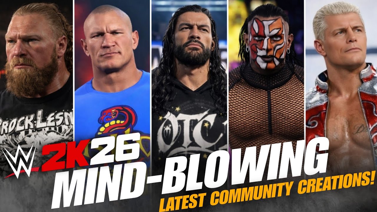Новейшие потрясающие творения сообщества в WWE2K26!