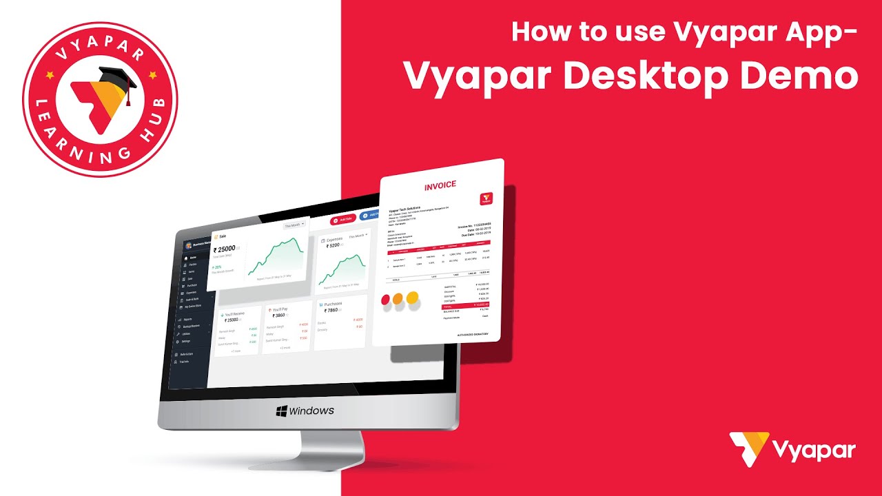 How to Use Vyapar App for Billing | GST Billing Software for Small Business (English)