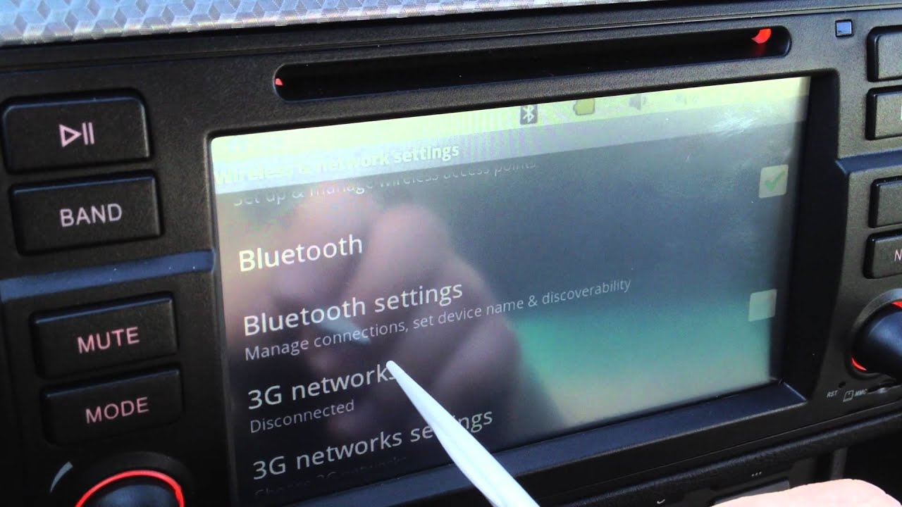 dynavin d99 e46 bluetooth working