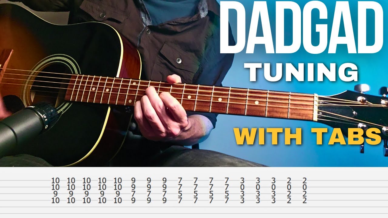 Powerful Acoustic Riffs in DADGAD Tuning (With Tabs)