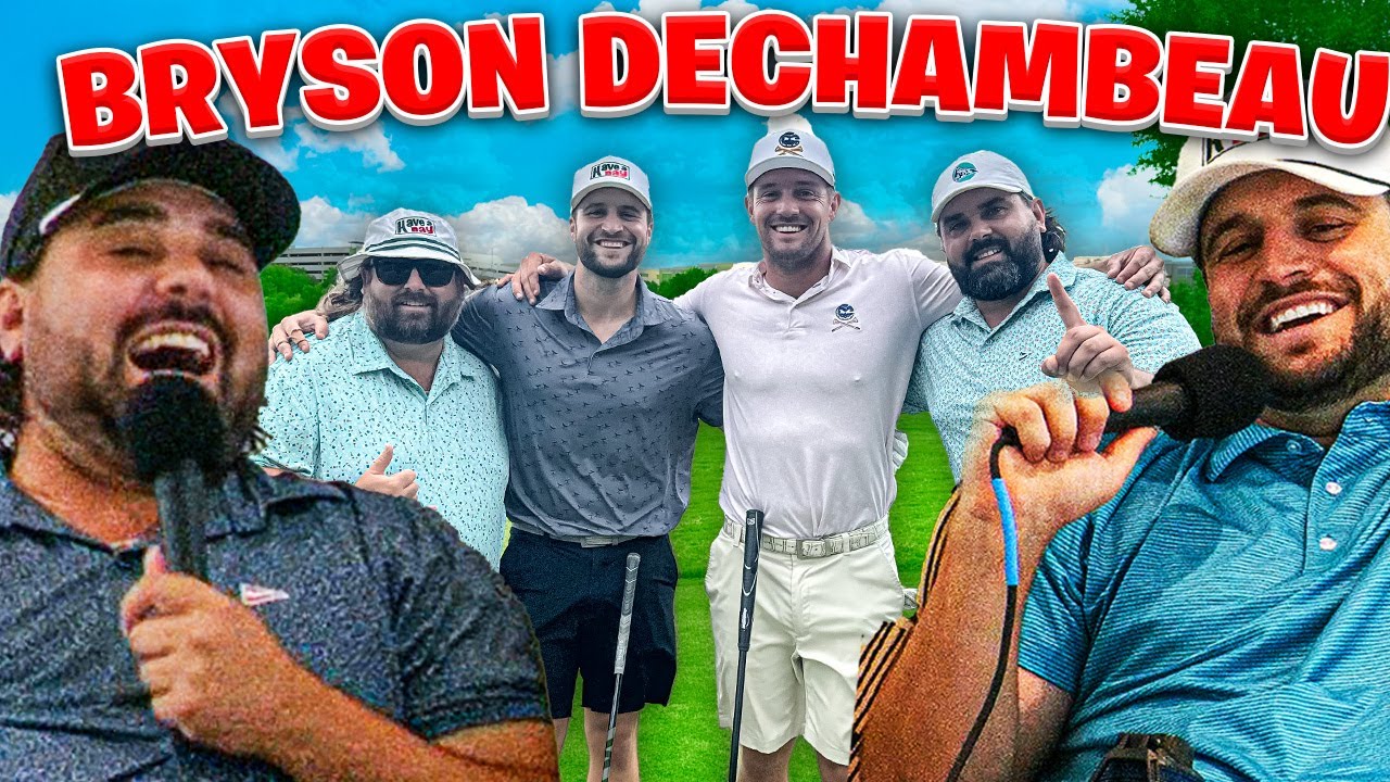Bob Does Sports Talk Filming With Bryson DeChambeau!