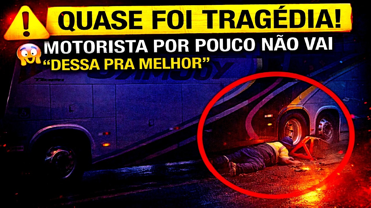 Motorista da Jam  Joy quase Cancela o Próprio CPF - ônibus da TRANSACREANA Tomba