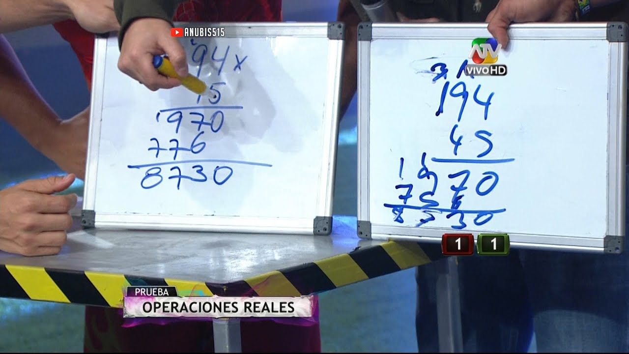 COMBATE: GIAN PIERO enseña a multiplicar a ZUMBA y FABIO 30/09/14
