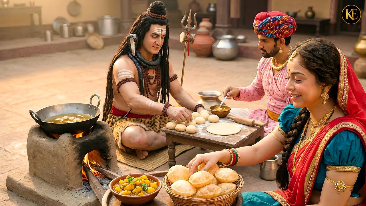 यशोदा मैया के घर आए महादेव! खाई गरमा-गरम पूरी || यशोमती मईया के नंदलाला || Krishan leela