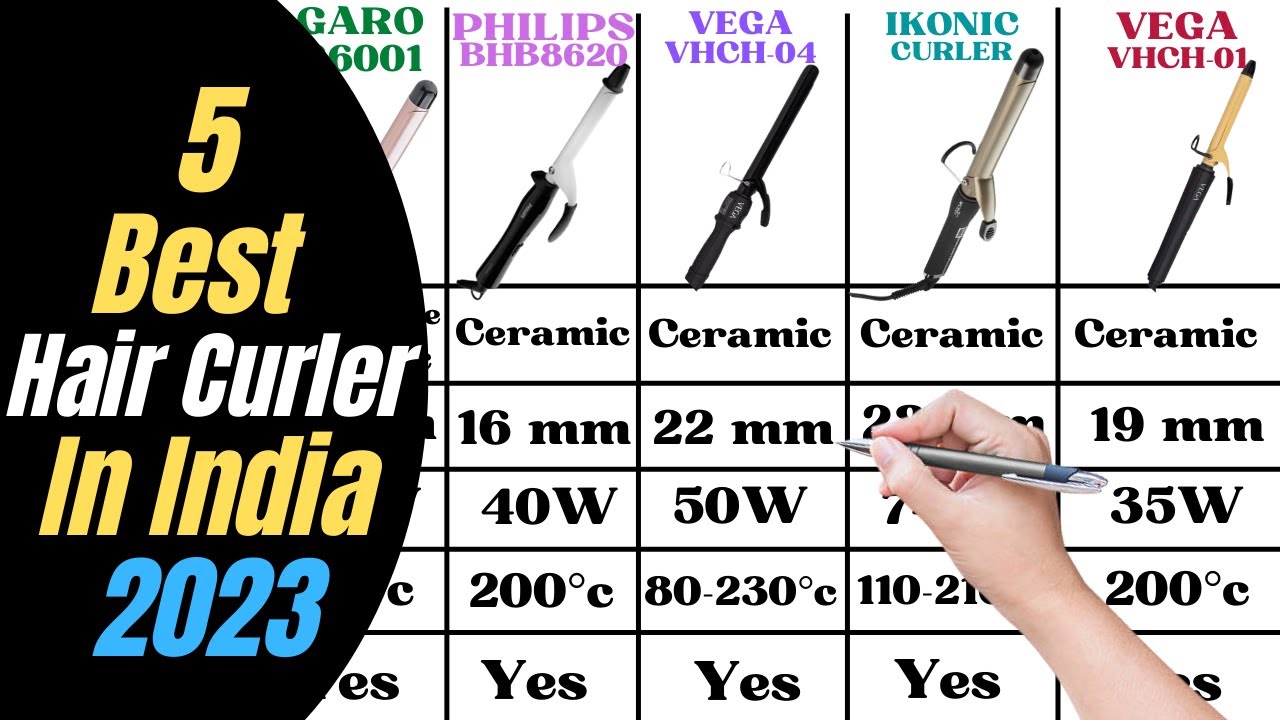 5 Best Hair Curler in India 2023 | Best Hair Curler for Long Hair, Short Hair, Thick hair, Thin Hair