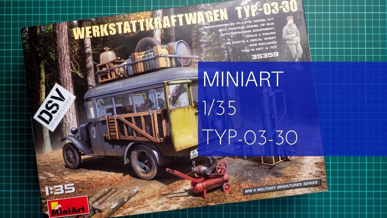 Miniart 1/35 Werkstattkraftwagen Typ-03-30 (35359) Обзор Набора